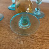 6 crystal glasses of Portieux