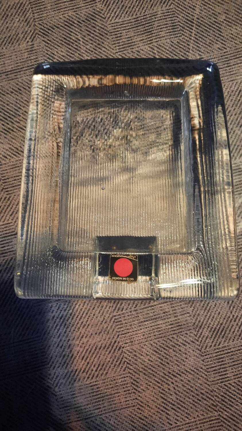 60s glass photo frame