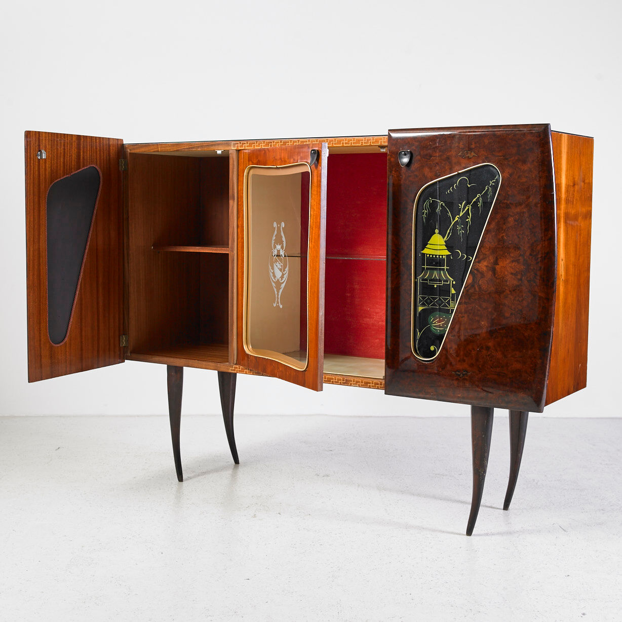 Italian walnut cupboard