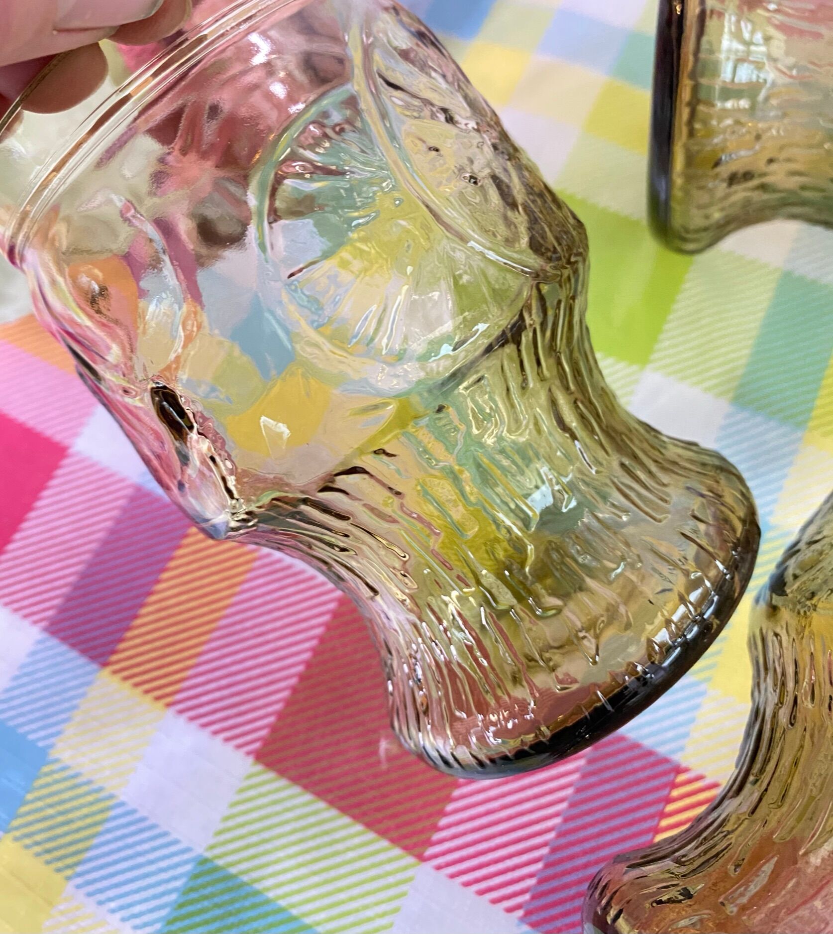 Vintage smoked glasses