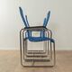 4 chaises cantilever D25 de Marcel Breuer, Tecta
