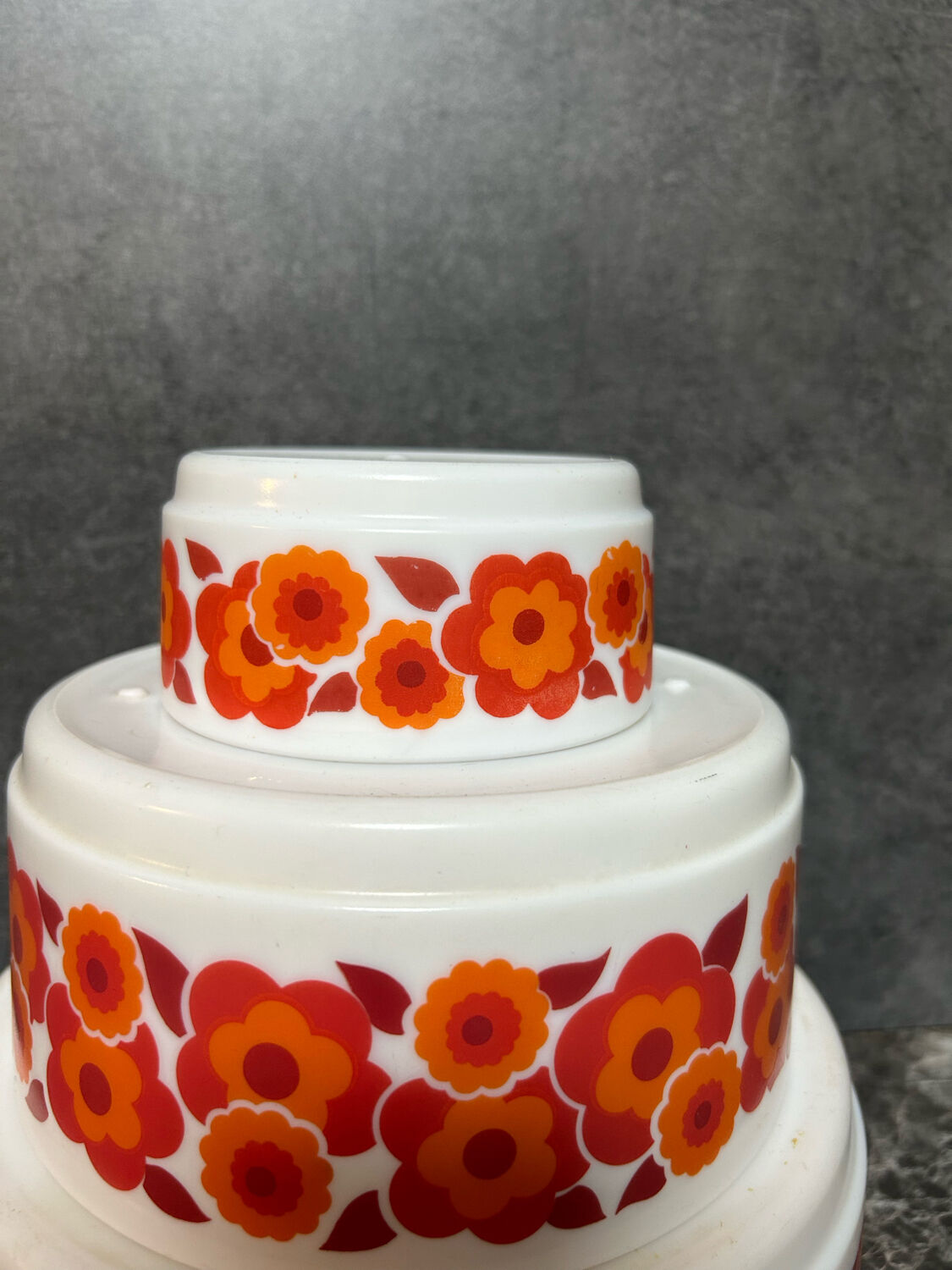 Vintage lotus arcopal salad bowl