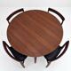 Roundette Teak Extendable Dining Set by Hans Olsen for Frem Røjle