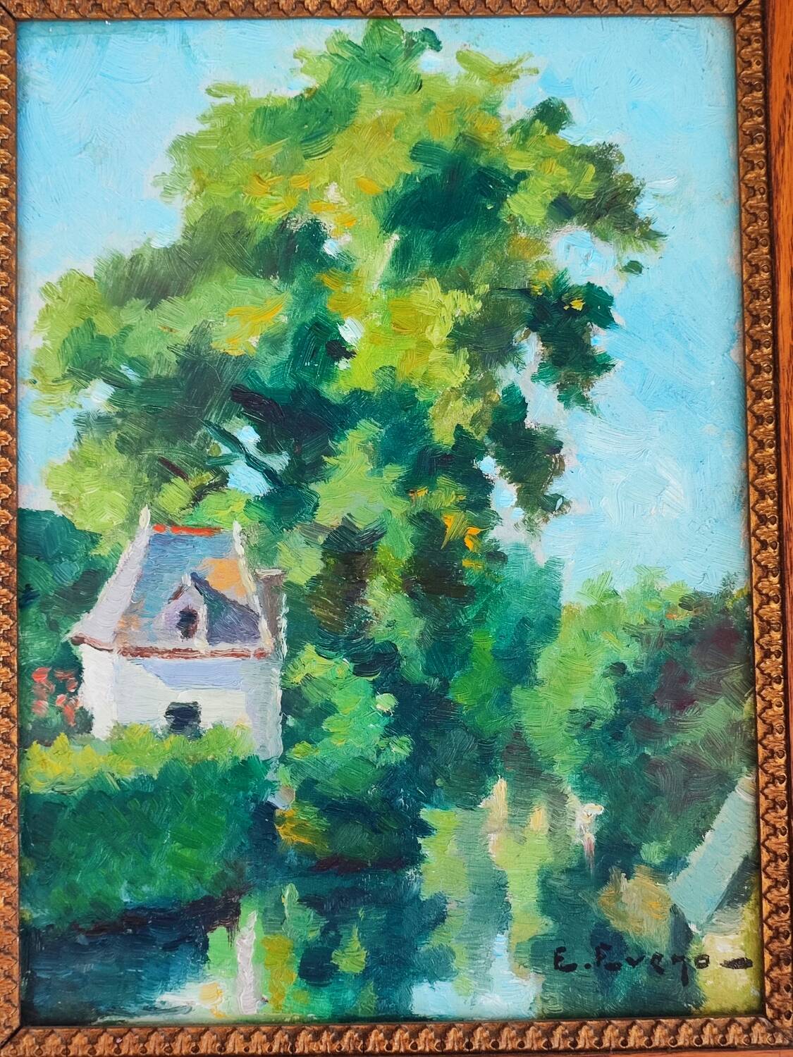 Oil painting by Édouard Jules Eveno