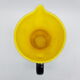 Pitcher Digoin Sarreguemines black satin and yellow