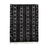 Modern Moroccan carpet black