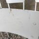 10 white school chairs