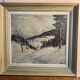 Winter Mountain Painting