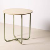 Vintage Pastel Bauhaus Side Table, 1930s