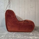 Velvet armchair