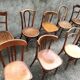 Lot de 15 chaises bistrot vintage