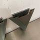 Pair of plexiglass and metal wall lamps, 1980