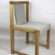 Chaises à manger beige vintage années 1970