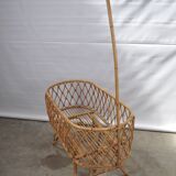 Rattan cradle