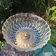 Very nice glass fruit bowl on a brass stand in very good condition.