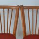 Pair of Baumann bistro chairs N°12 50s