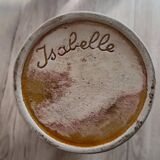 Vase à fleurs Poët-Laval modèle "Isabelle" en céramique orange