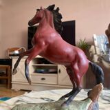 Porcelain horse statue (the red pony)