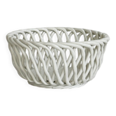 White openwork cup