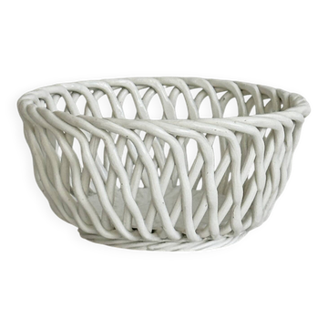 White openwork cup