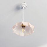 Vintage pink pendant light