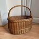 Panier osier jolis rebords