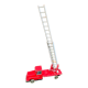 Fire truck with wooden ladder