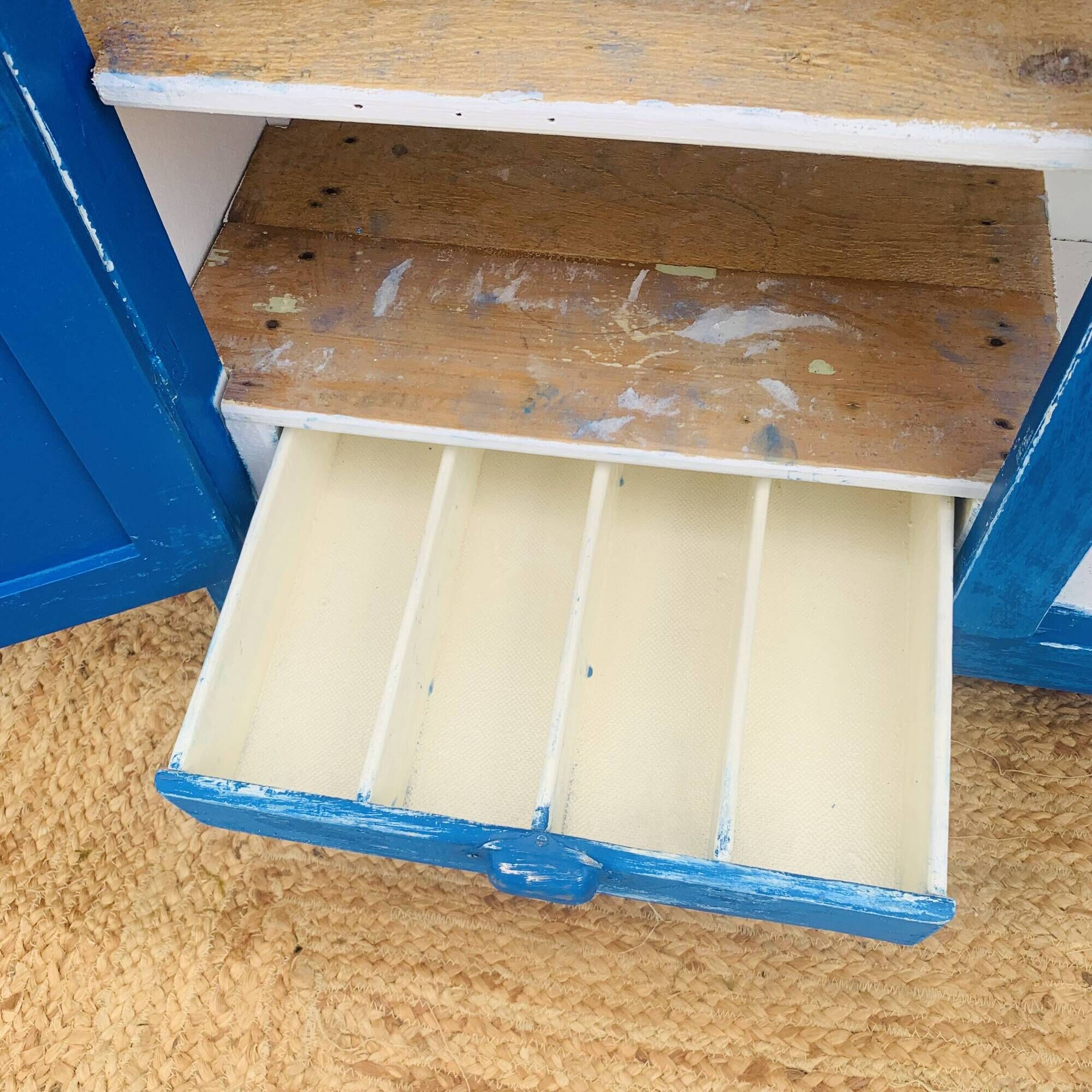 Parisian blue furniture