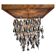 Design aluminium space age ceiling light/pendant - Czechoslovakia/1960s - 3pcs.