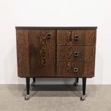Commode, desserte vintage  Wengé