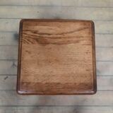 Pair of solid oak stools