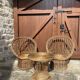 Wicker garden furniture