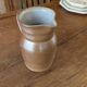 Stoneware pitcher from Berry, traditional French pottery.