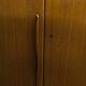 Scandinavian wardrobe 1960 teak 4 doors, 3 drawers, 2keys