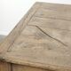 Antique French oak dining table for 6 to 8 people with a baguette drawer