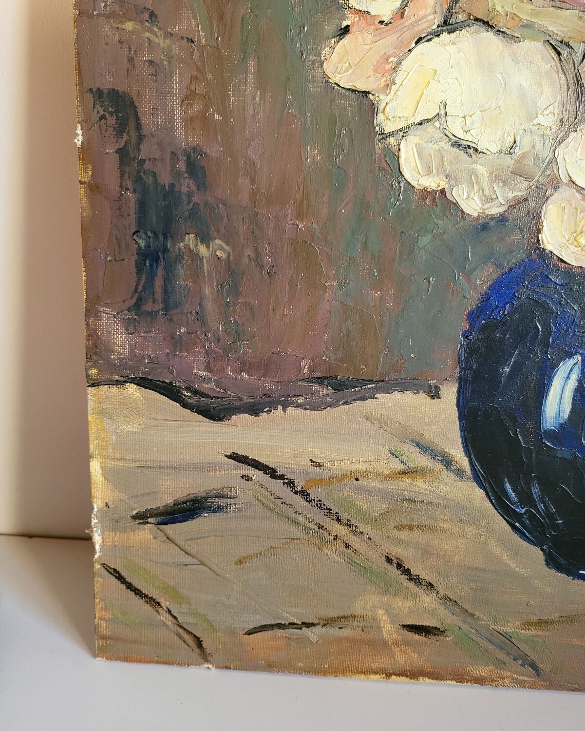 Oil on panel, germaine luquet, bouquet of flowers