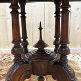 English game table - Victorian in marquetry