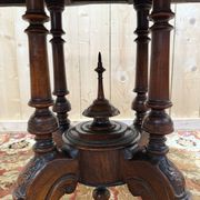 Table à jeux Anglaise - Victorienne en marqueterie