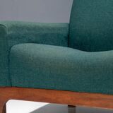 Romantica living room set by Piero Ranzani for Elam in walnut Italy 1950s