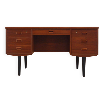Teak desk, Danish design, 1970s, production: Denmark
