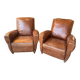 Paire de fauteuils club