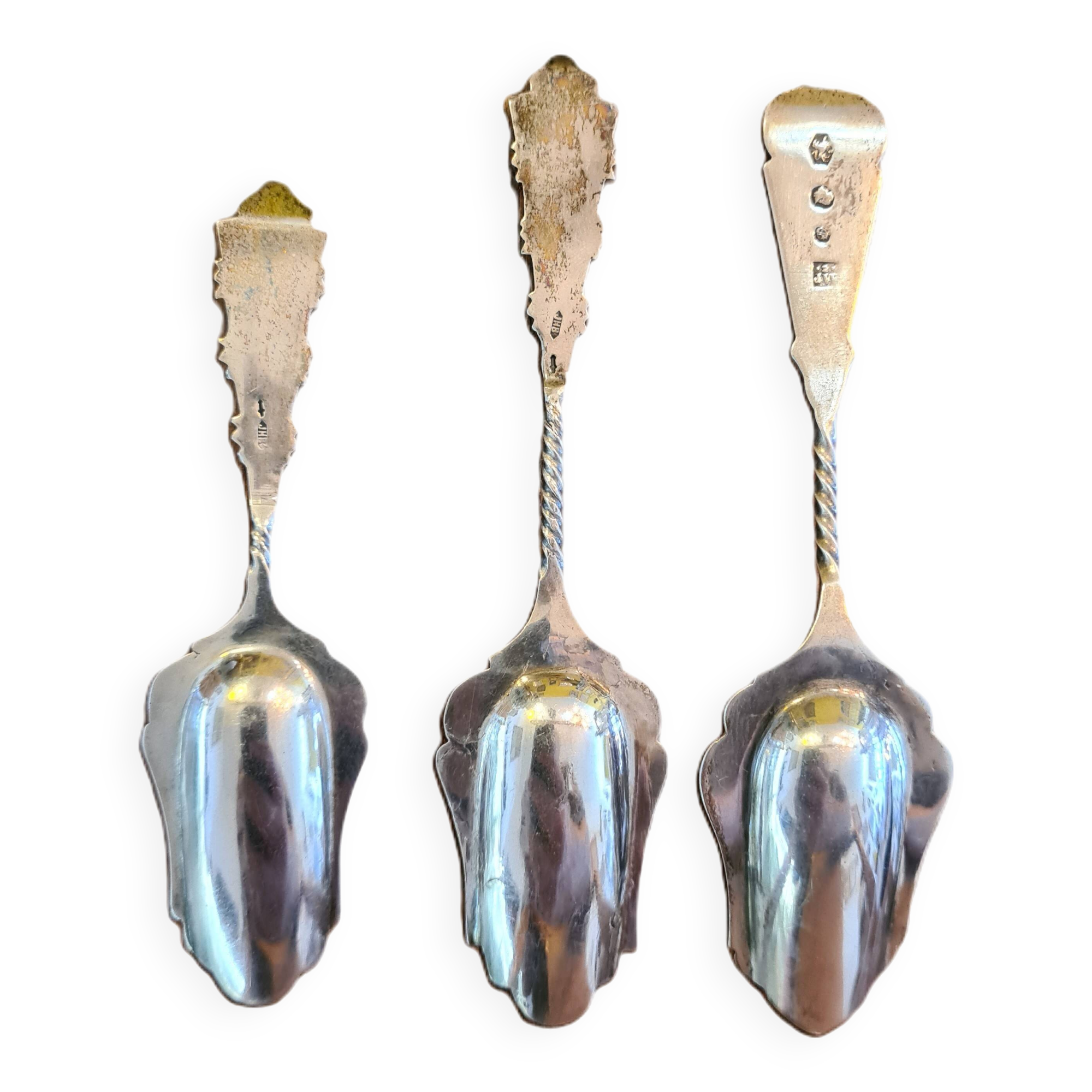6 Dutch Silver Spoons, 19th And 20th Century