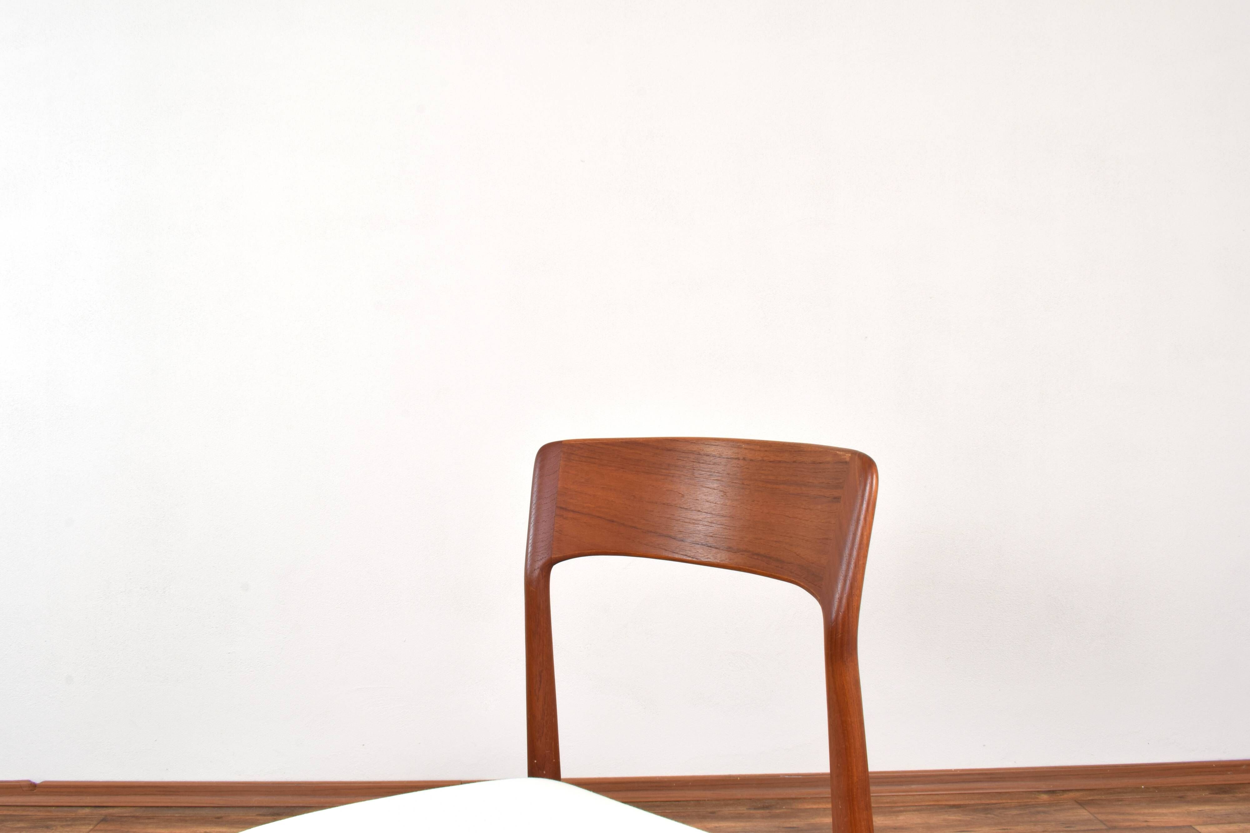 Danish Teak Dining Chairs by Henning Kjærnulf for Korup Stolefabrik, 1960s, Set of 4