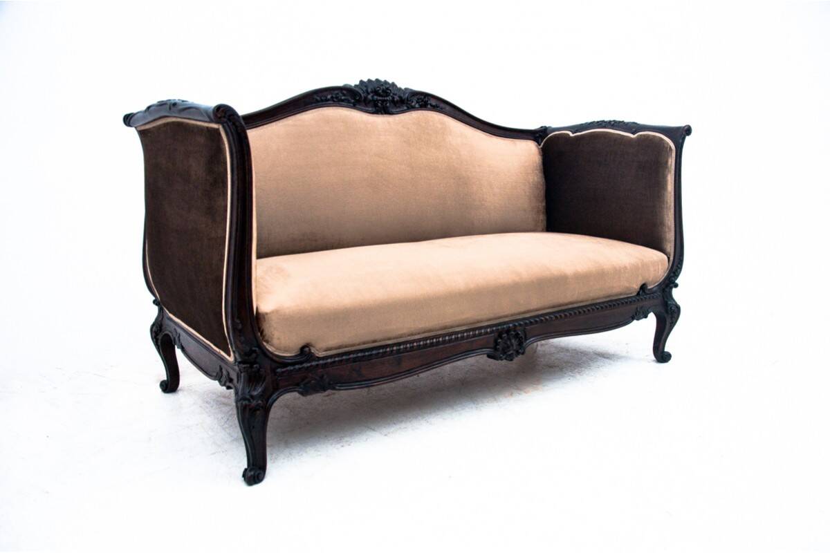Antique sofa from the late 19th century, Northern Europe