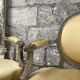 Pair of medallion armchairs