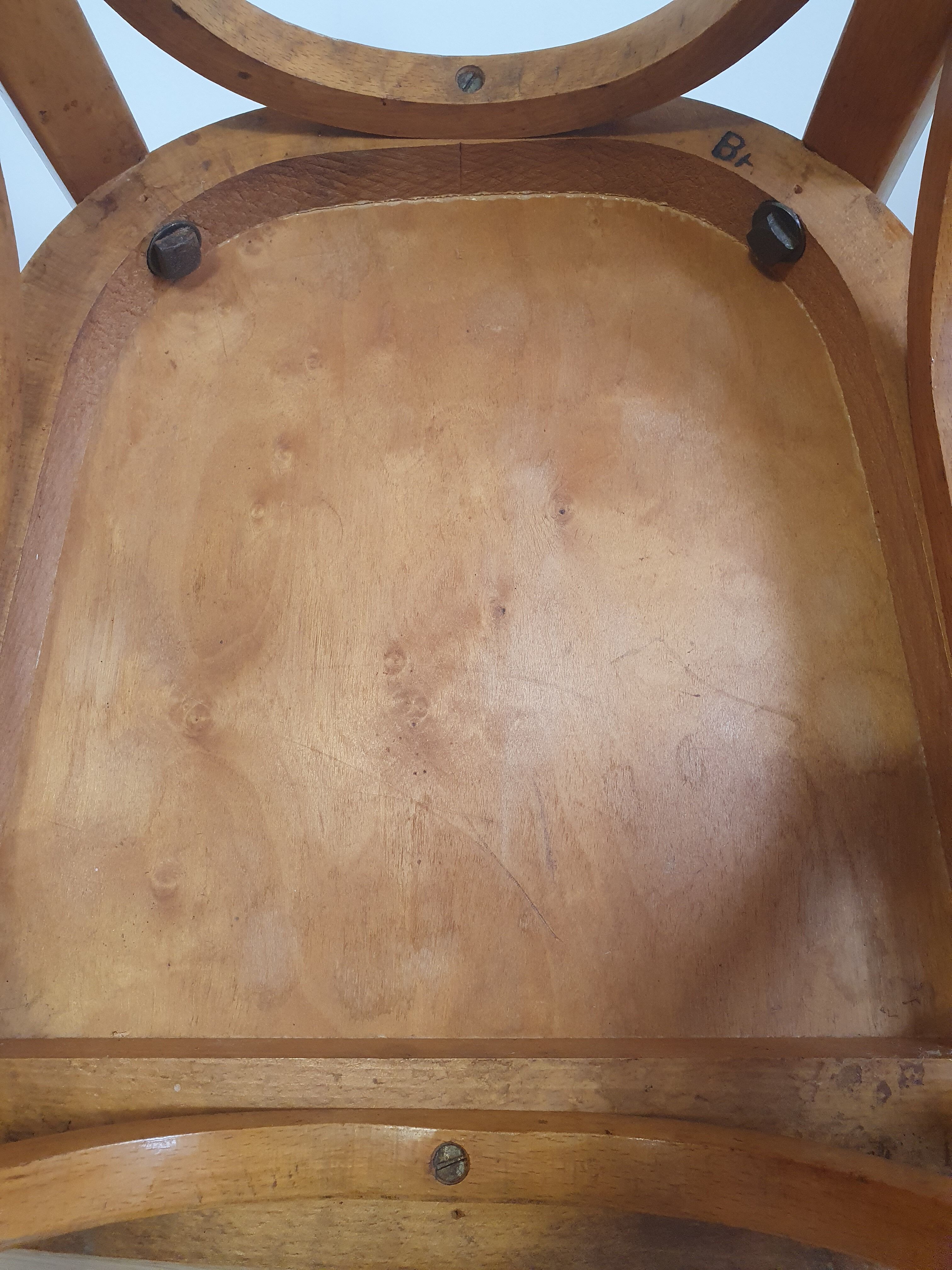 Pair of Baumann bistro chairs