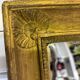 Mercury mirror and old wooden frame