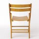1 of 4 Vintage Folding Chair, 1950s–1960s German Design, Beech Wood