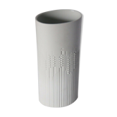 Vase de Tapio Wirkkala pour Rosenthal en biscuit porcelaine blanche modèle "Pearl Drops"