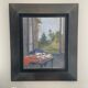 Marc Mouclier (1866-1947) The Flag at the Window, 1942 Oil on Panel Signed and Dated